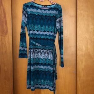 Banana Republic turquoise dress L